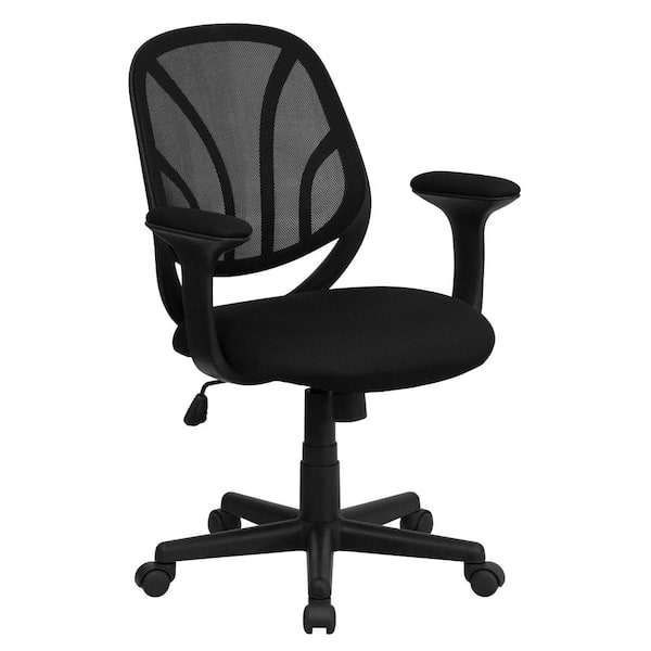 Carnegy Avenue Mesh Swivel Office Chair in Black