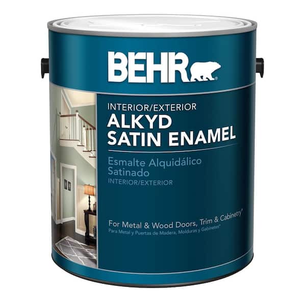 BEHR 1 gal. Deep Base Urethane Alkyd Satin Enamel Interior/Exterior Paint
