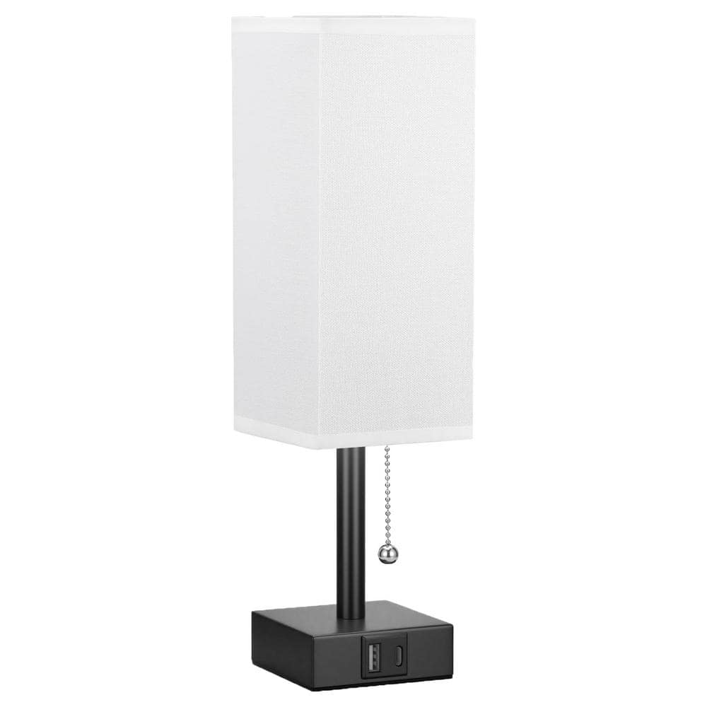 Upgraded 14.7 in. Black Dimmable Integrated LED Task and Reading Lamp with 