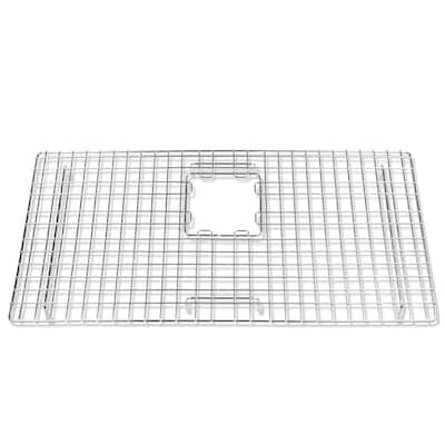 SinkSense Alder 27.5 in. x 14 in. Bottom Grid for Kitchen Sinks in Stainless Steel