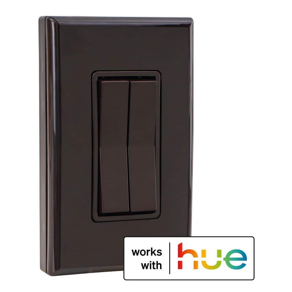 Click for Philips Hue Battery-Free Dimmable Wireless Smart Switch - Brown price history on PriceWatchPro