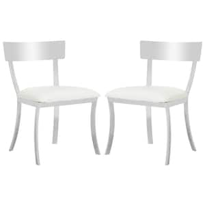 Abby White 19 in. H Side Chair (Set of 2)