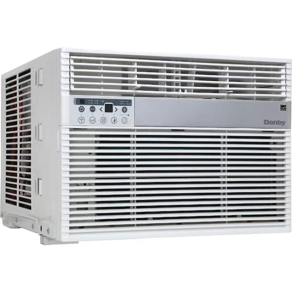 Danby 14,500 BTU (DOE) 115 Volts Window Air Conditioner Cools 700 Sq. Ft. with Remote and WiFi Enabled in White