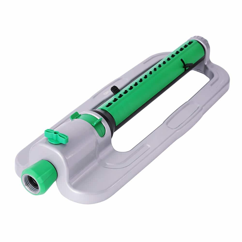 4200 sq. ft. Oscillating Sprinkler with Heavy-Duty Metal Base, 18 Nozzles, Adjustable Flow and Spray Width price history on PriceWatchPro