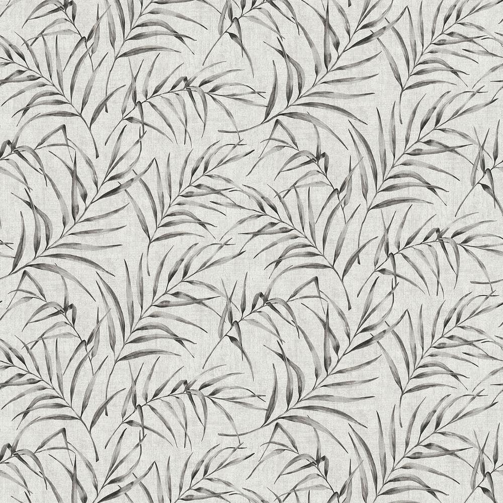 BoTanical Grey Vinyl Peelable Roll (Covers 57.8 sq. ft.)