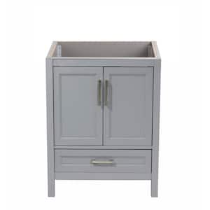 Salerno 25 in. W x 19 in. D Bath Vanity Cabinet Only in Grey