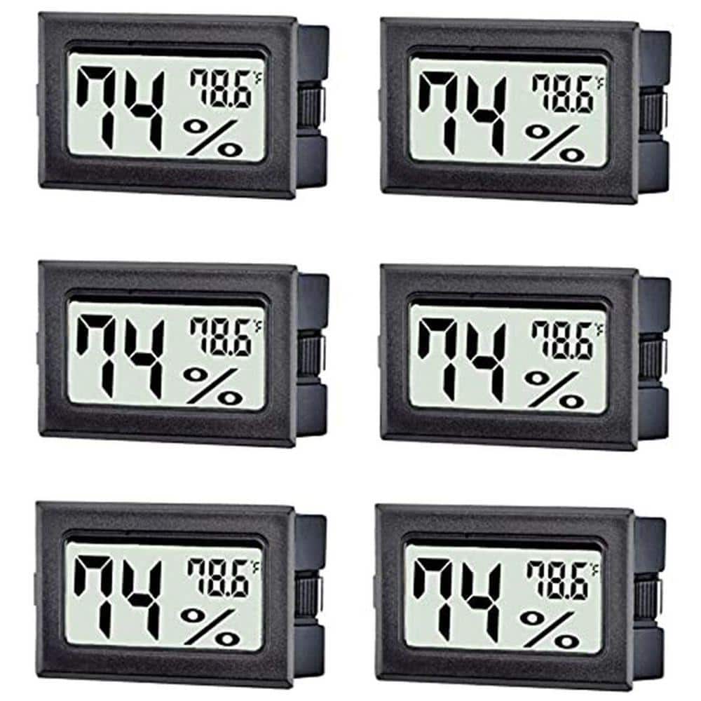 Justincity Mini Digital Display Wireless Thermometer Hygrometer Gauge ...
