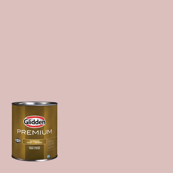Glidden Premium 1 qt. PPG1054-4 Tea Time Flat Exterior Latex Paint