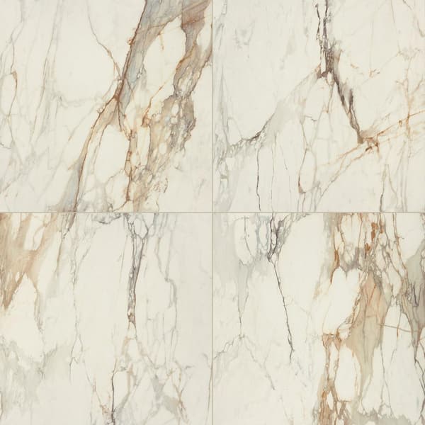 Daltile Panoramic Duet Calacatta Topaz 48 in. x 48 in. Matte