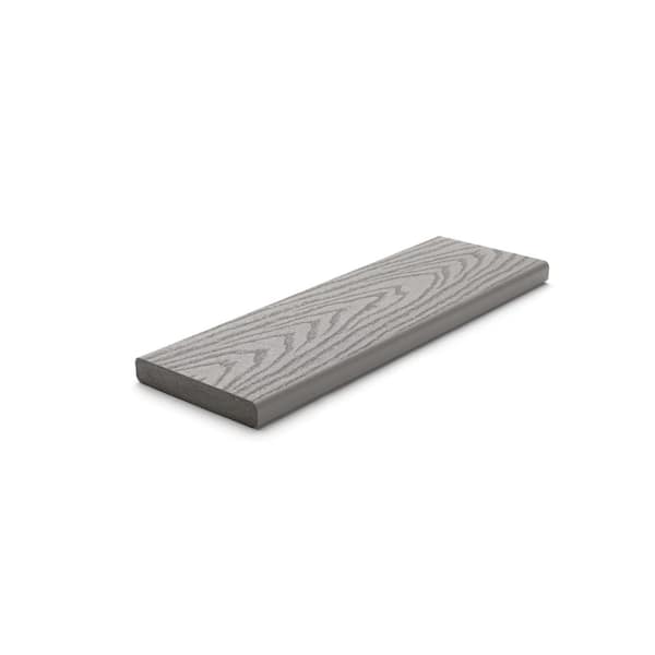 Trex 7/8 in. x 5.5 in. x 16 ft Select Square Pebble Grey Composite