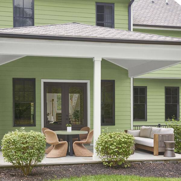 BEHR 5 gal. #BIC-12 Siamese Green Solid Color House and Fence