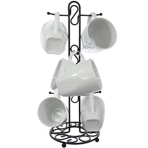 6 Mug Black Mug Tree