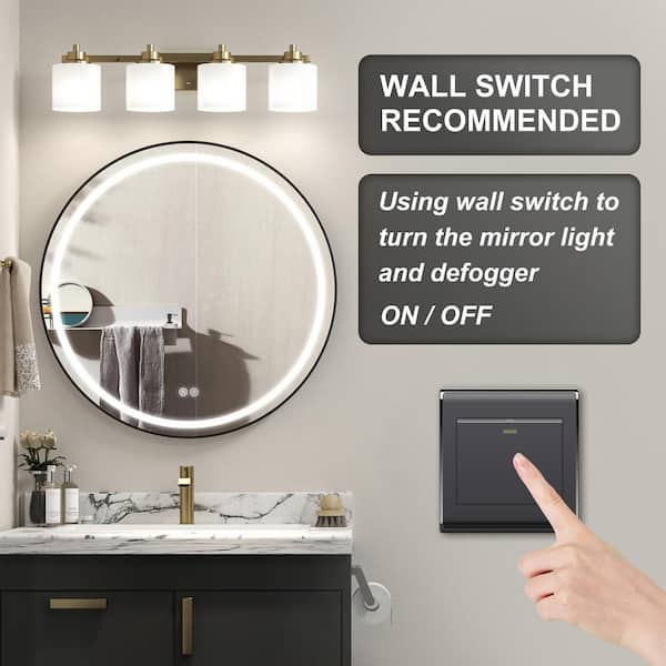 Radius Mirror,bathroom, Washbasin Mirror, Led, Decorative Mirror, Led  Mirror, Mirror,touch Led , Touch Switch 