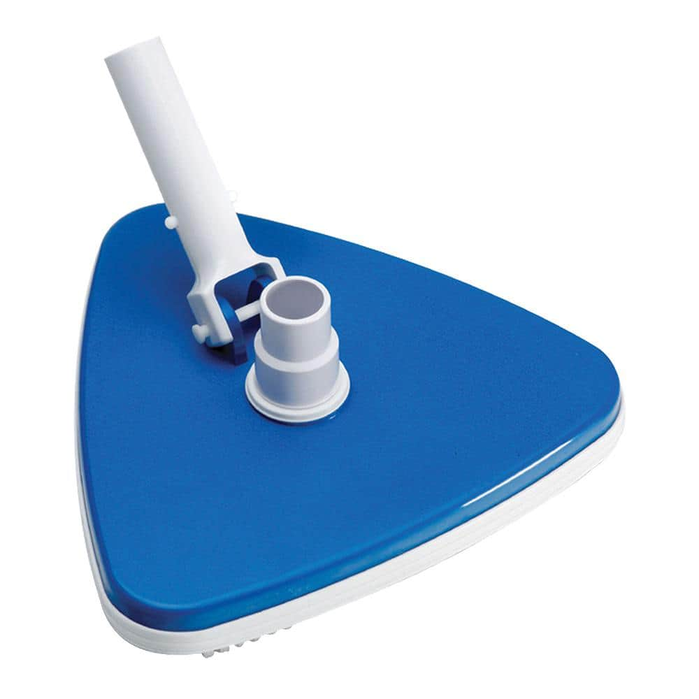 Ocean Blue Weighted Triangular Pool Vacuum for Vinyl Liner Pools with Snap Adapt Handle