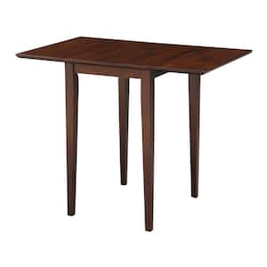 Espresso Drop Leaf Extendable Dining Table