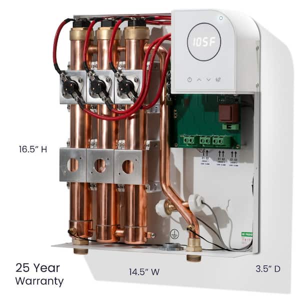 Plus 208/220/240-Volt 27 Kw 4.5 GPM Wi-Fi Enabled Smart Electric Tankless Water Heater
