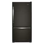 22 cu. ft. Bottom-Freezer Refrigerator in Fingerprint Resistant Black Stainless