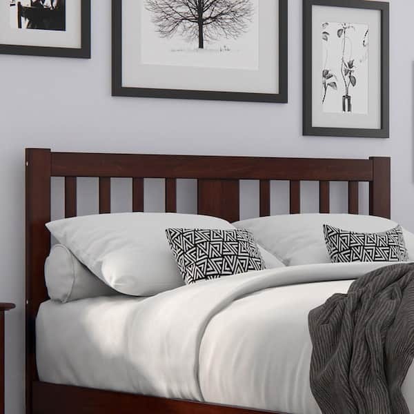 AFI Tahoe Walnut Full Headboard with USB Turbo Charger