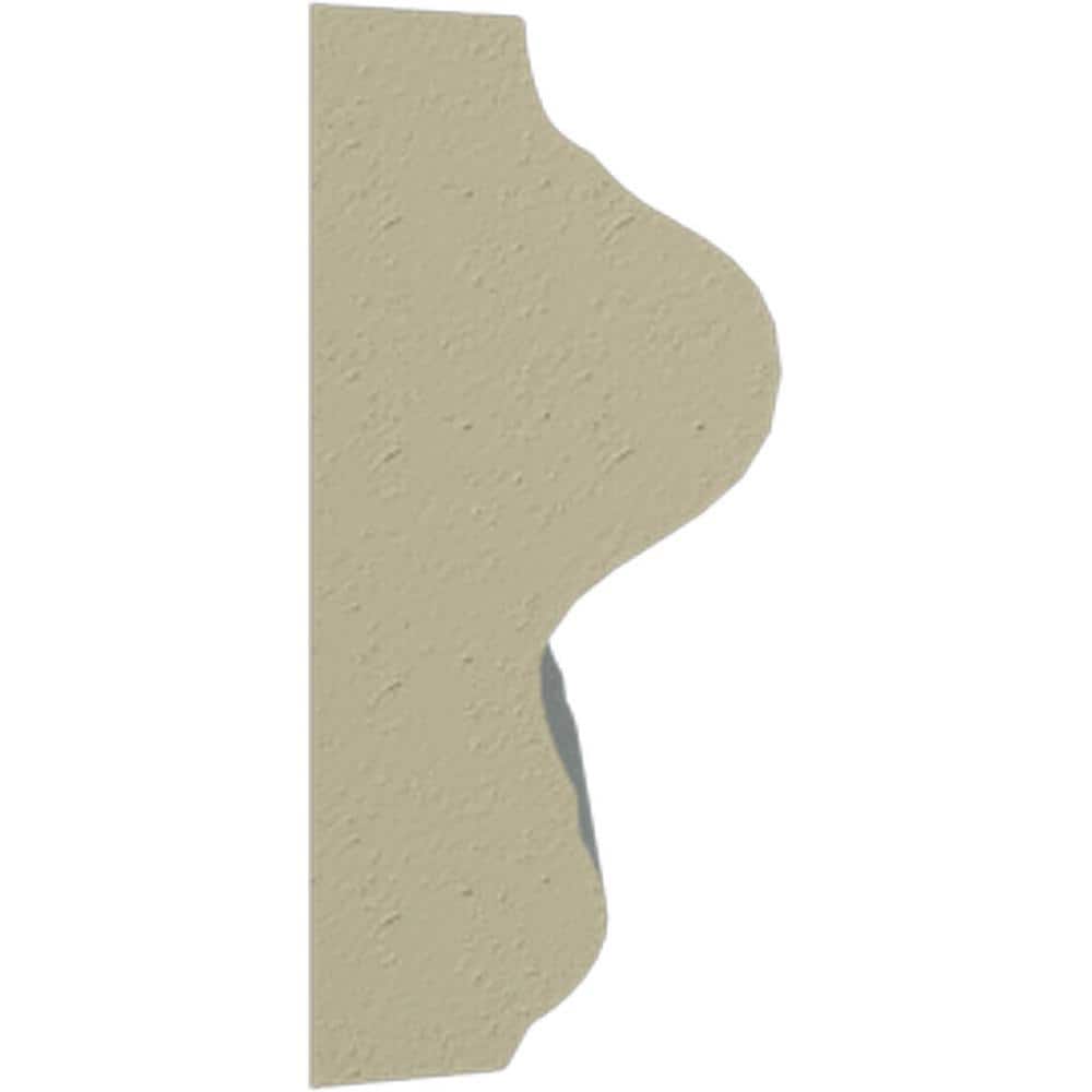 Seville White Polyurethane Crown Panel Moulding, 94.5" Length