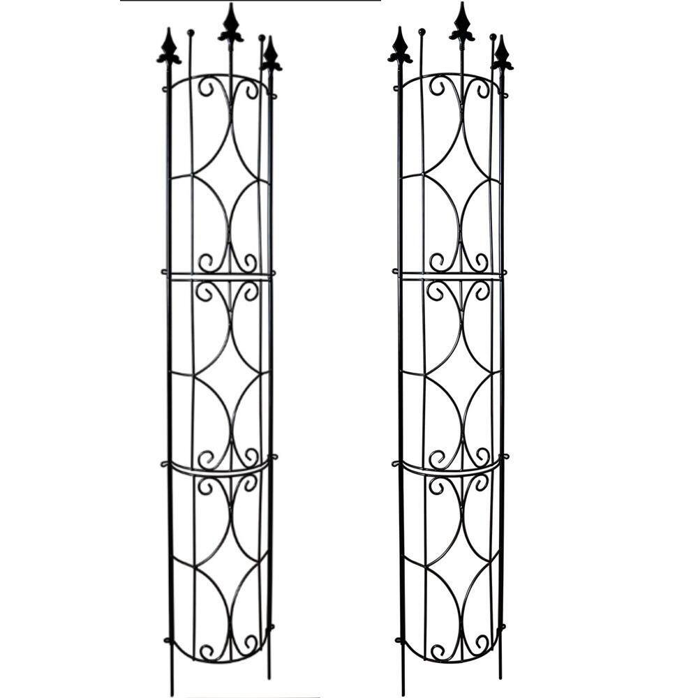 Garden Trellis 2-Pack 72 in. H x 12 in. W Metal Plant Trellis Indoor/Outdoor Metal Garden Trellis Plant Trellis price history on PriceWatchPro