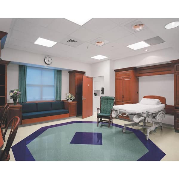 Imperial Texture VCT 12 in. x 12 in. Silver Green Standard Excelon Commercial Vinyl Tile (45 sq. ft. / case)