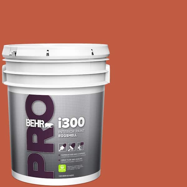BEHR PRO 5 gal. #M180-7 Deep Fire Eggshell Interior Paint