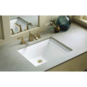 Memoirs 20 in. Vitreous China Undermount Bathroom Sink in White with Overflow Drain