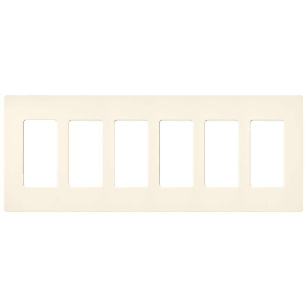 Claro 6 Gang Wall Plate for Decorator/Rocker Switches, Satin, Biscuit (SC-6-BI) (1-Pack) price history on PriceWatchPro