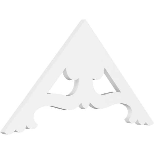 Ekena Millwork Cornelia 1 in. D x 18 in. W x 36 in. L Signature Urethane Gable Pediment