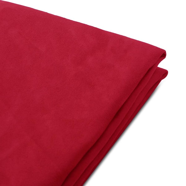 Noble House Bates Chinese Red Suede Bean Bag Cover