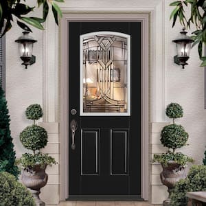 Masonite - Black - Front Doors - Exterior Doors - The Home Depot