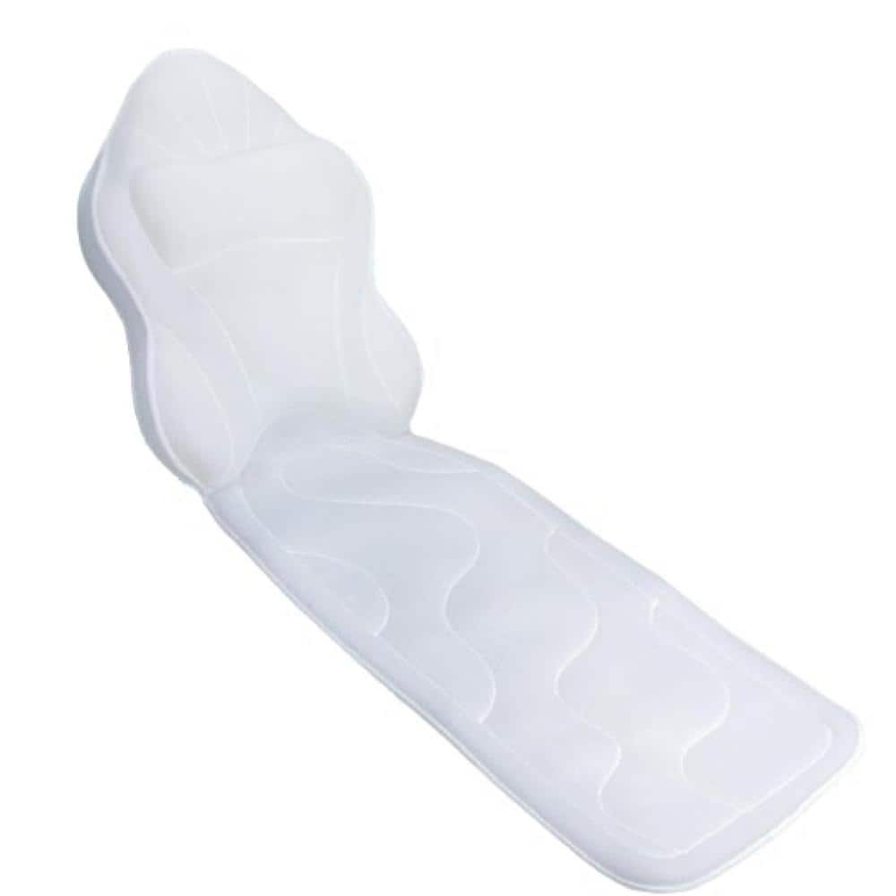Luxury Thick Full Body Bath Pillows Mat and Cushion Headrest Neck Shoulder 