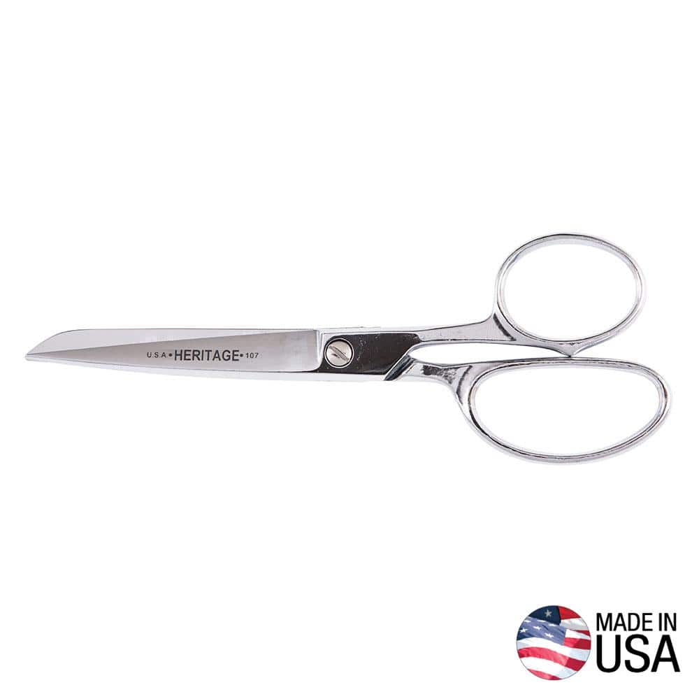 Klein Tools Straight Trimmer Scissors, 7-Inch 107-P - The Home Depot