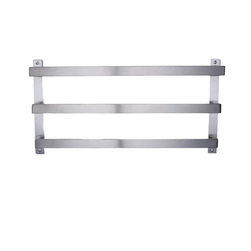 SUS 304 Stainless Steel 3-Tier Wall Mount Towel Rack in Brushed Nickel, 24 in. with Concealed Mounting Hardware price history on PriceWatchPro