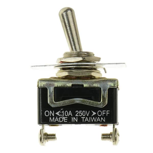 BOATING ESSENTIALS Chrome Plated On-Off Toggle Switch for Boats ...