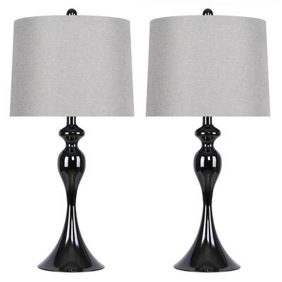 Gray Table Lamps Lamps The Home Depot