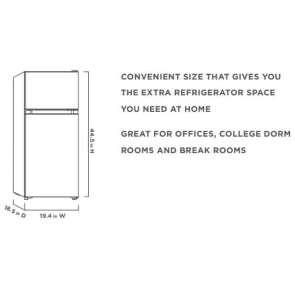 Have a question about Vissani 4.5 cu. ft. 2-Door Mini Refrigerator