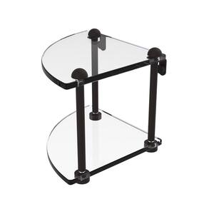 Allied Brass Double Tier Corner Shower Basket in Matte White | The Home Depot Canada