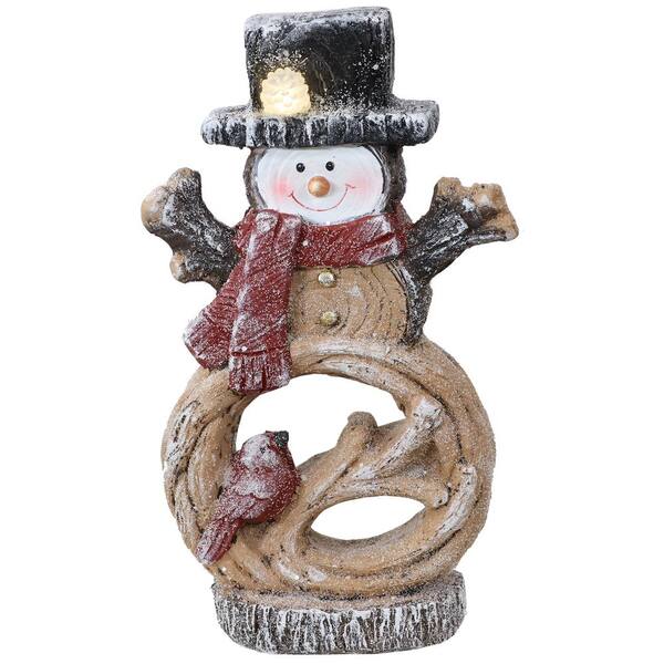 Beach Santa Claus Statue Lighted 17 " 
