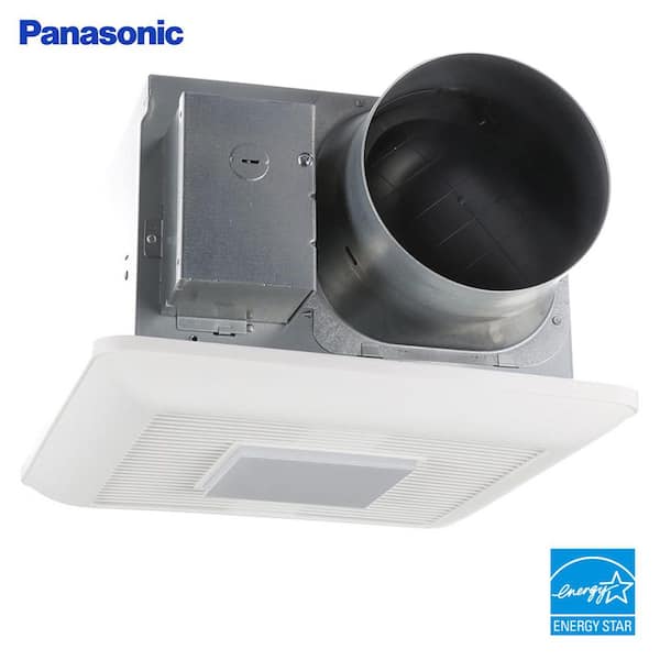 kort Hvor fint sortere Panasonic WhisperCeiling DC with LED light, Pick-A-Flow 110, 130 or 150 CFM  Ceiling, Large Room, ENERGY STAR Bath Exhaust Fan FV-1115VQL1 - The Home  Depot