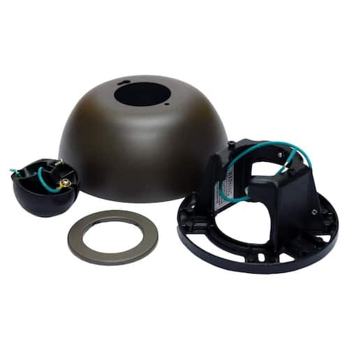 Matte Greige 1 in. Sloped Ceiling Kit FANIMATION Fan Hardware & Accessories