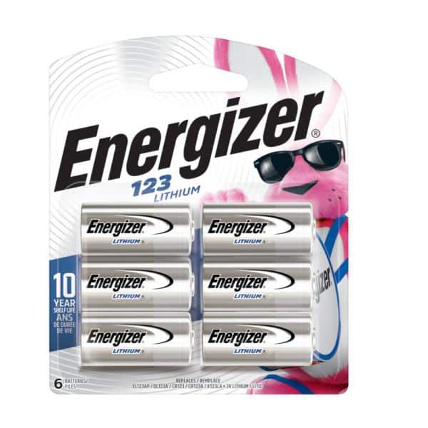 Energizer - 123 Lithium Batteries (6 Pack), 3V Photo Batteries