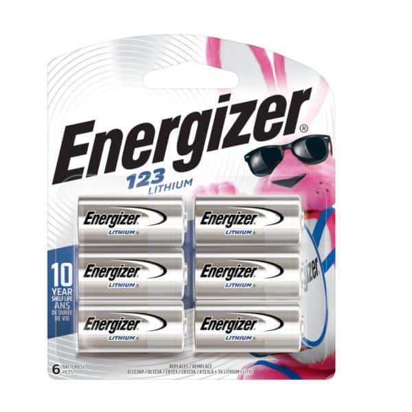 Energizer Battery Pack  AA Lithium Batteries 6 Pack