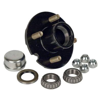 4-Bolt Hub Repair Kit for 1 in. Axle Pressed Stud for Trailers