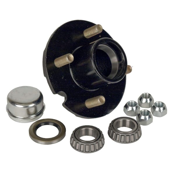 Martin Wheel 4-Bolt Hub Repair Kit for 1 in. Axle Pressed Stud for Trailers