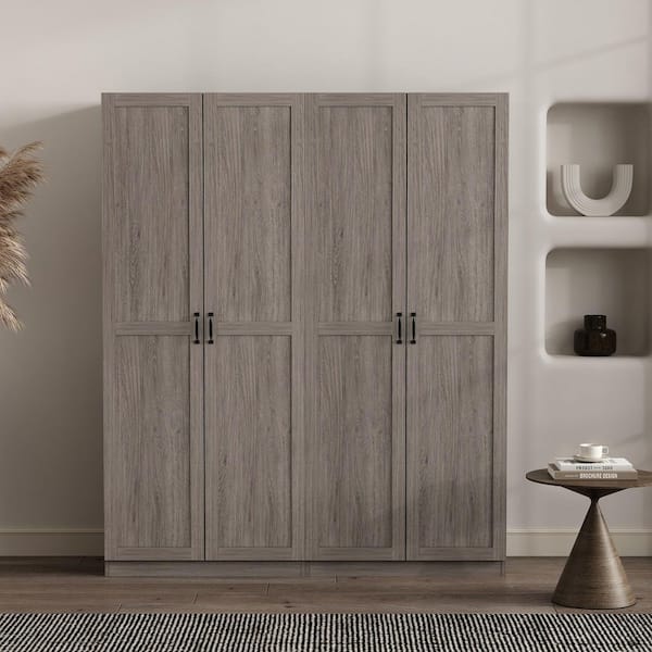 Manhattan Comfort Cornelia Grey 71.11 in. 2-Piece Modern Accent