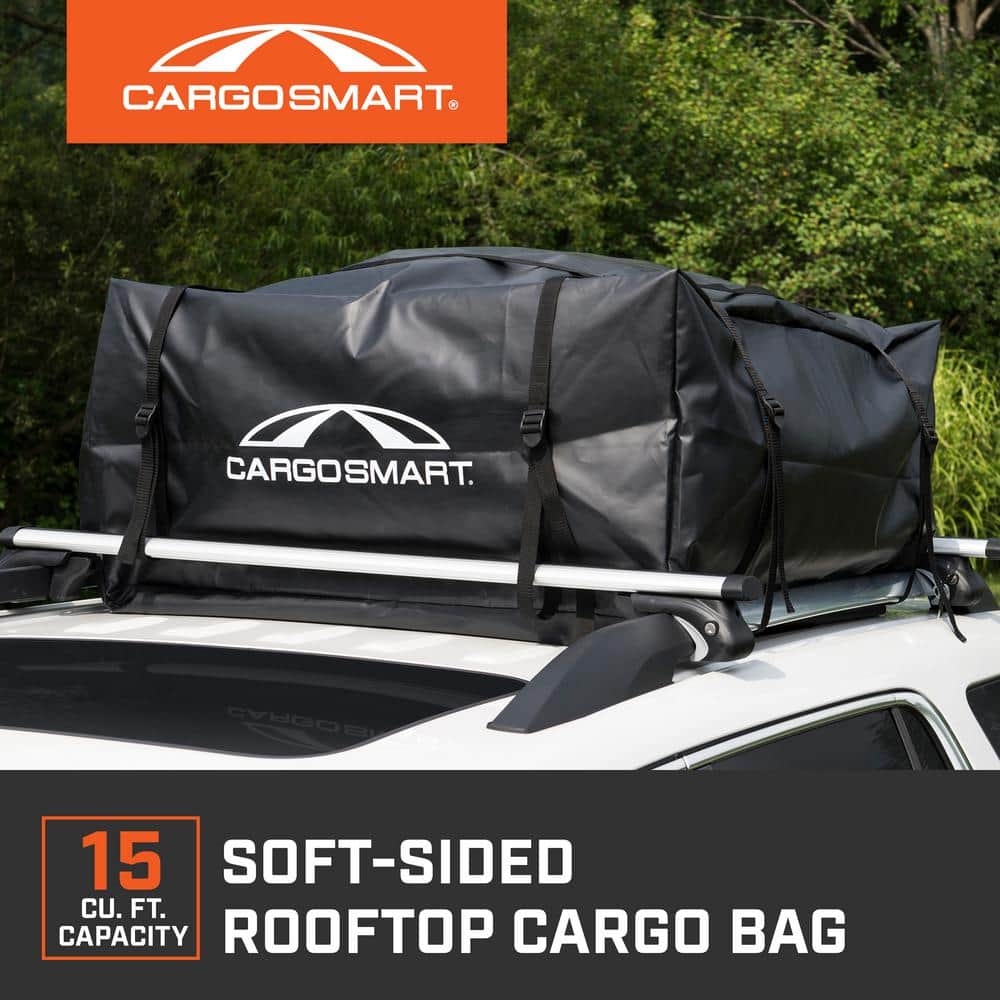 CargoSmart Black Heavy-Duty Vinyl Rooftop Cargo Bag