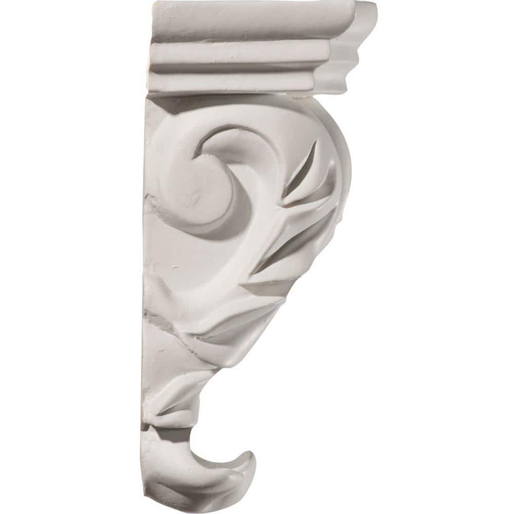 White Urethane Decorative Corbel 5.75" Height