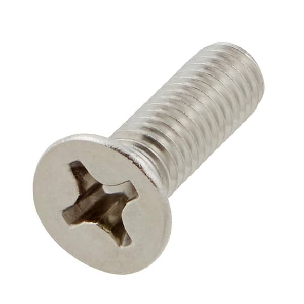 Everbilt M6-1.0x20mm Stainless Steel Flat Head Phillips Drive Machine Screw 1-Piece