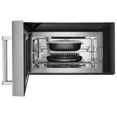 30 in. 1.9 cu. ft. Over the Range Convection Cooking with Sensor Cooking Microwave in PrintShield Stainless